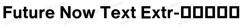Future Now Text Extr字体转换